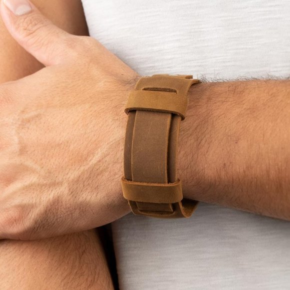 paparazzi Other - Desert Desperado - Brown Bracelet